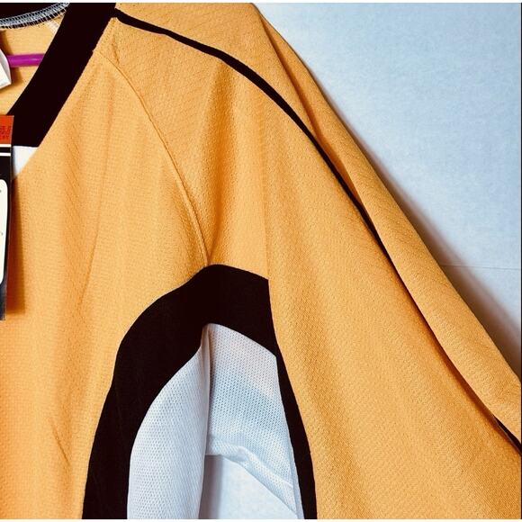 Kamazu Hockey Jersey Adult Medium Orange Black White Mesh Practice Scrimmage NWT - Picture 3 of 6